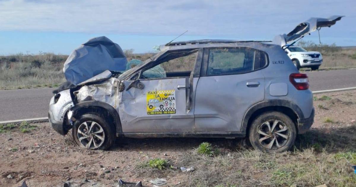 El vuelco ocurrió el s�bado por la mañana