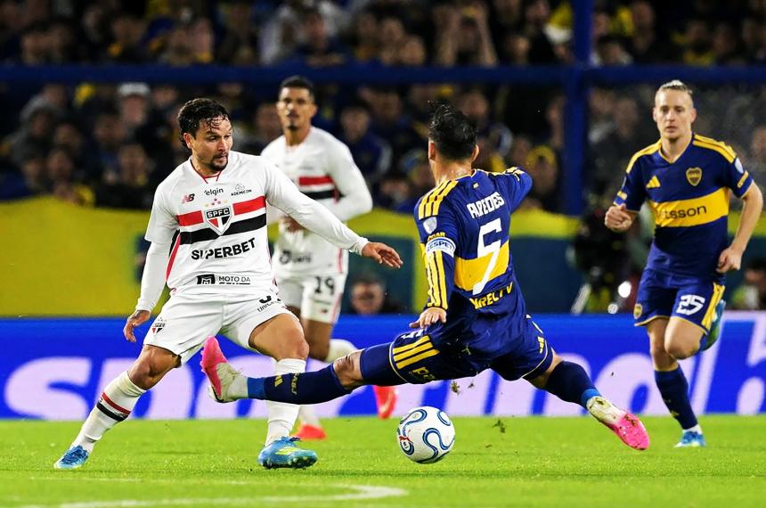 San Pablo y Boca juegan esta noche la revancha en Brasil