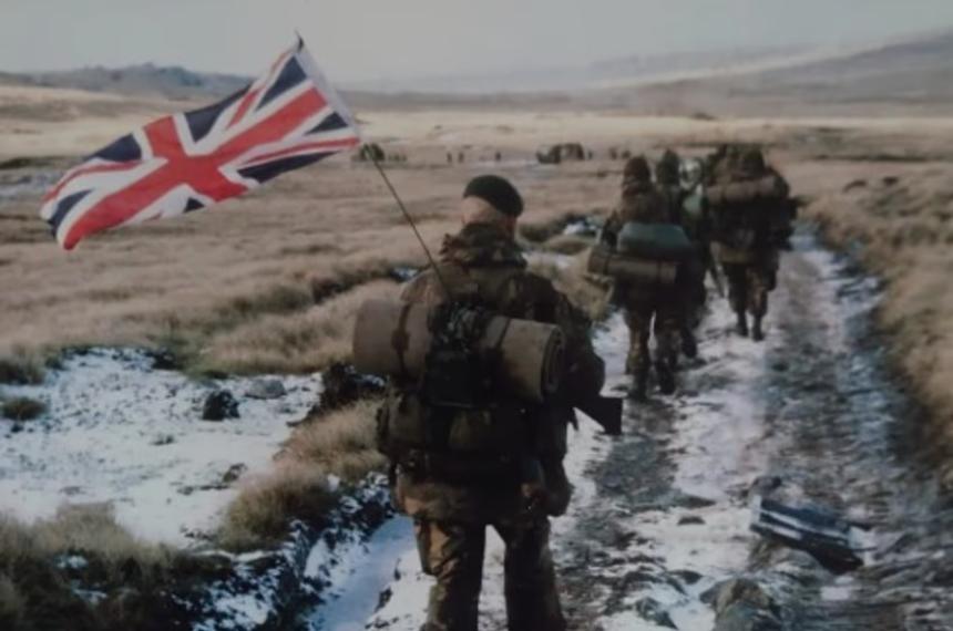 La imagen que promociona la cuenta de X del gobierno brit�nico de Malvinas