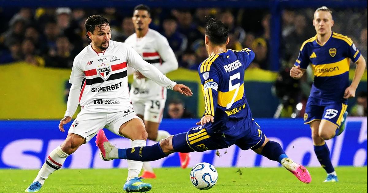 San Pablo y Boca juegan esta noche la revancha en Brasil
