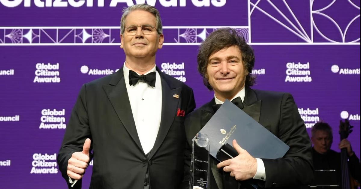 Scott Bessent y Javier Milei