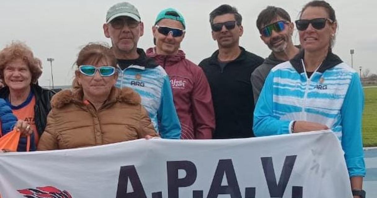 Los representantes de APAV que compitieron en Soldati