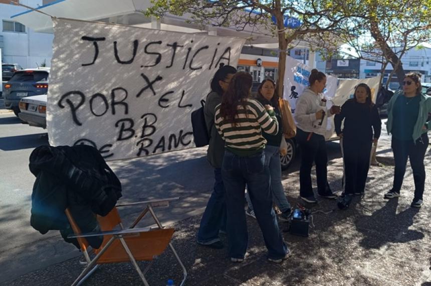 La protesta se realizó en la calle 11 en General Pico
