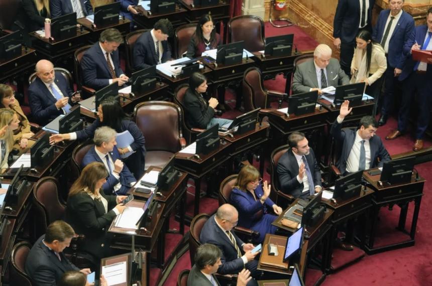 El Senado de la Nación en la sesión de este jueves