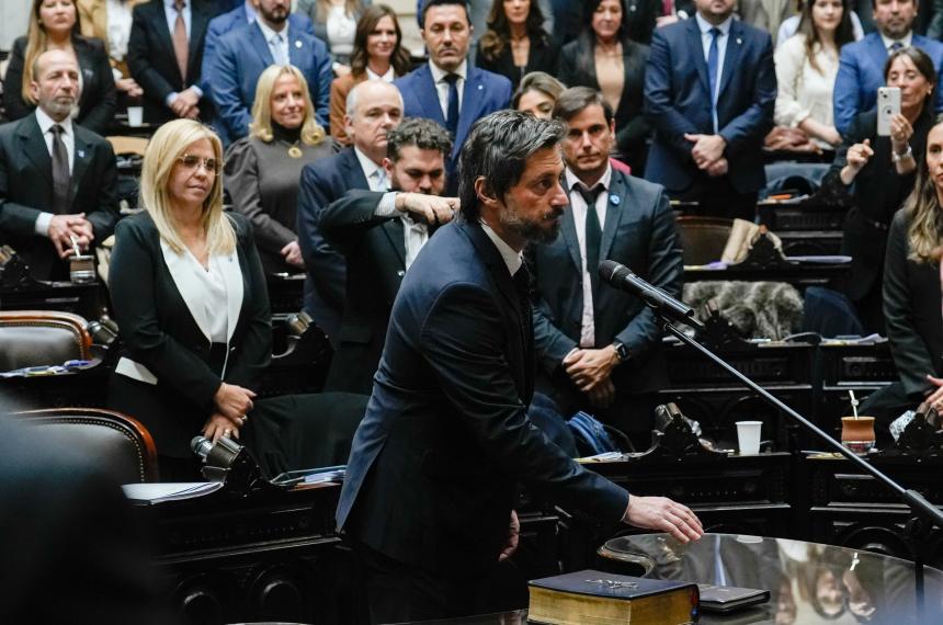 El diputado nacional pampeano de La Libertad Avanza Martín Matzkin