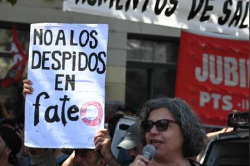 La planta est� tomada por trabajadores