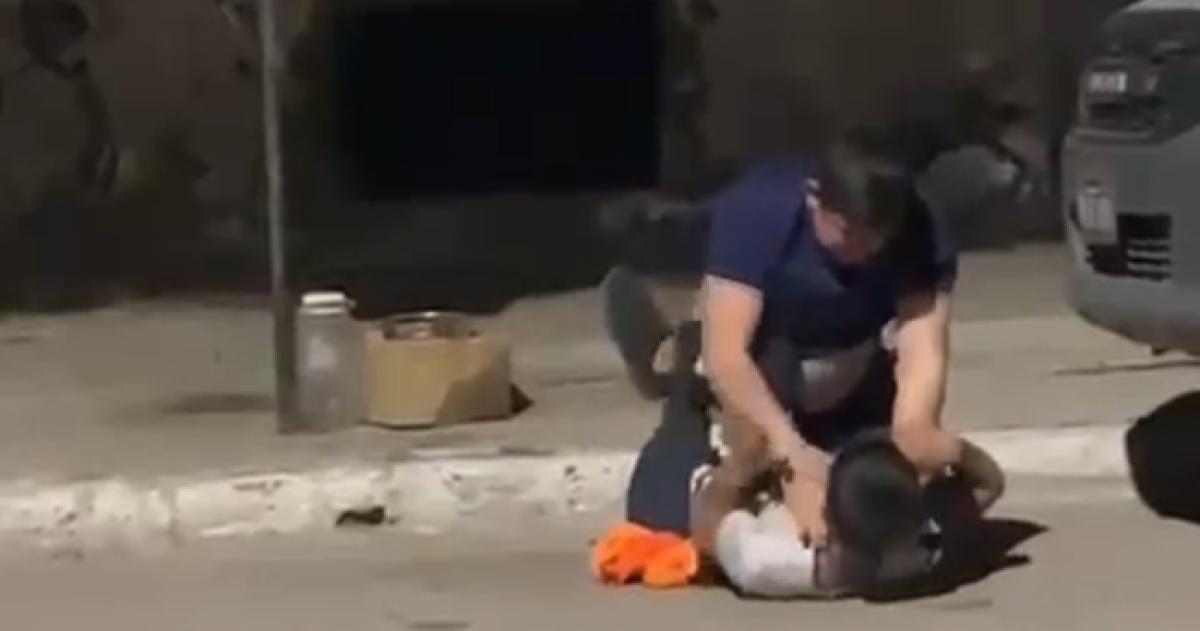 El hecho se produjo a metros del Hospital Lacoste