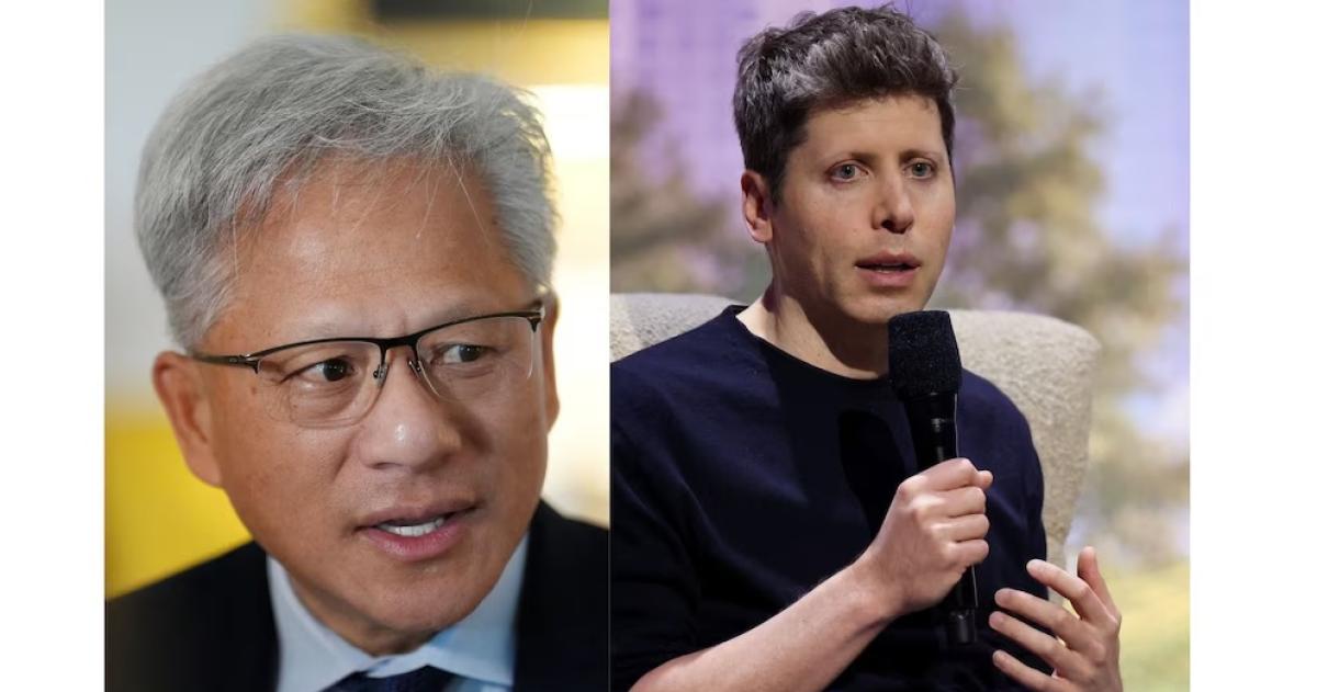 Jensen Huang y Sam Altman han mostrado posiciones diferentes frente a la regulación de la IA