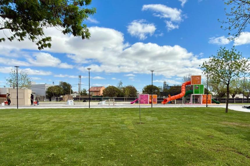 El Parque Lineal con avances en el nuevo tramo