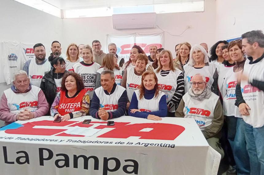 Con UTELPA como columna vertebral la CTA de los Trabajadores de La Pampa conformó una lista de unidad