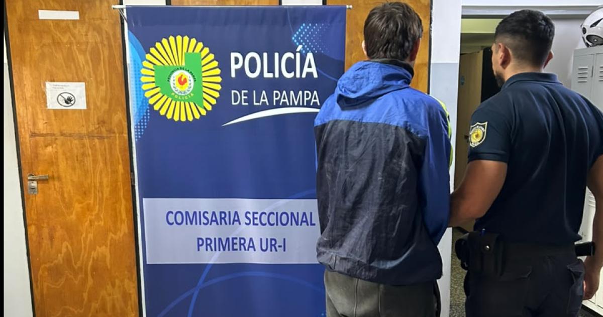 El detenido en la Seccional Primera