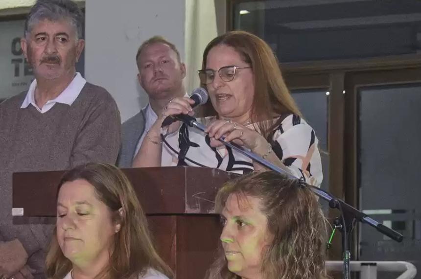 Gestionamos y resolvemos dijo la intendenta durante el acto