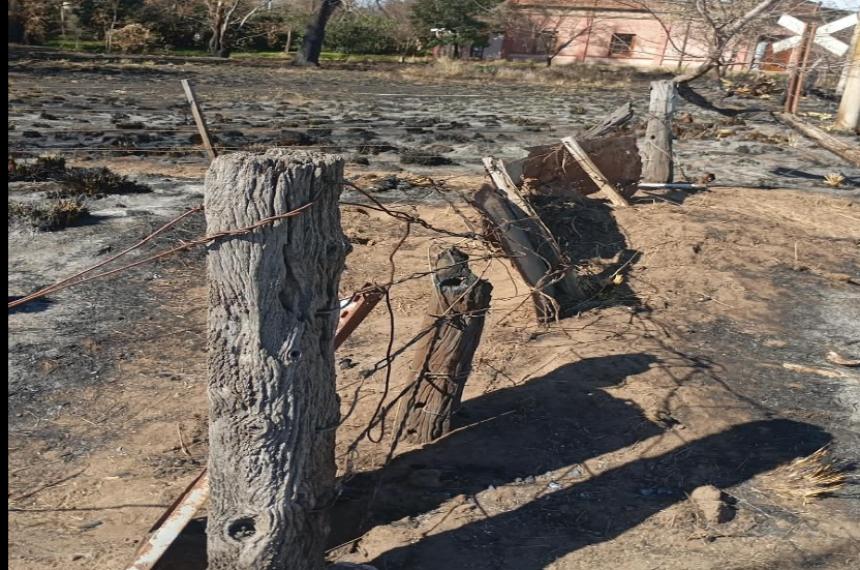 La preocupación es el fuego pero en La Gloria reclaman mayor participación e interacción con Uriburu la comuna de cabecera