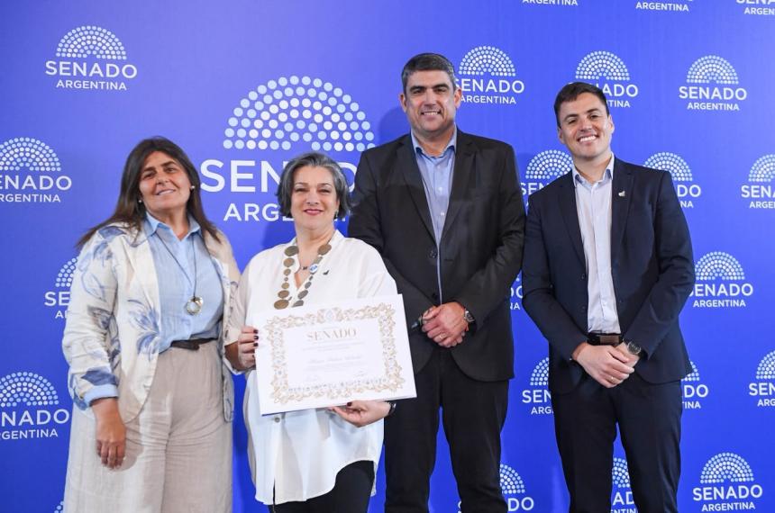 Mónica Salvador reconocida en el Senado por su promoción del turismo en La Pampa