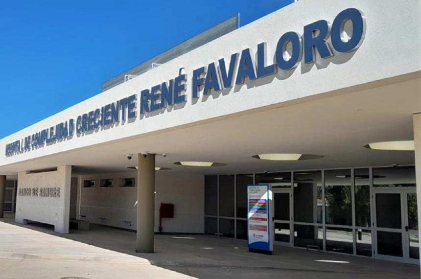 El herido quedó internado en el Hospital Favaloro