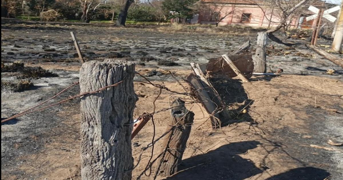 La preocupación es el fuego pero en La Gloria reclaman mayor participación e interacción con Uriburu la comuna de cabecera