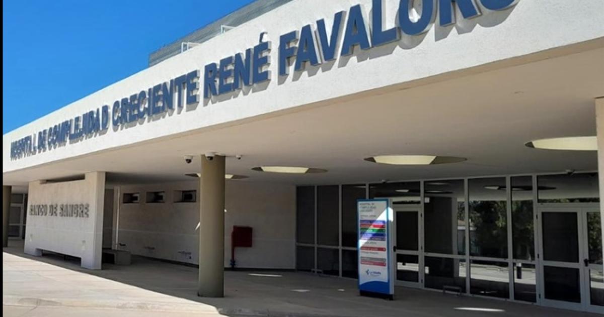 El herido quedó internado en el Hospital Favaloro