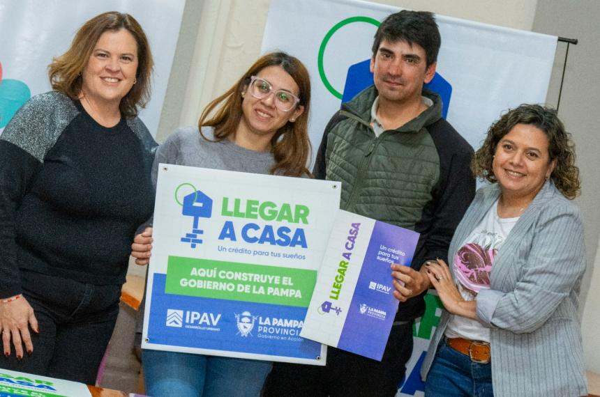 La intendenta piquense y la titular del IPAV encabezaron el acto