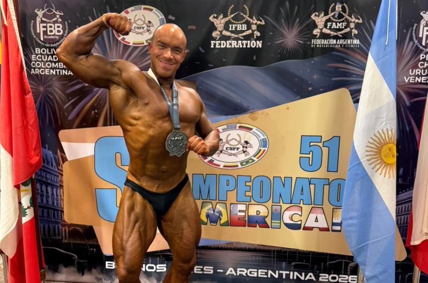 Fue cuarto en el Sudamericano