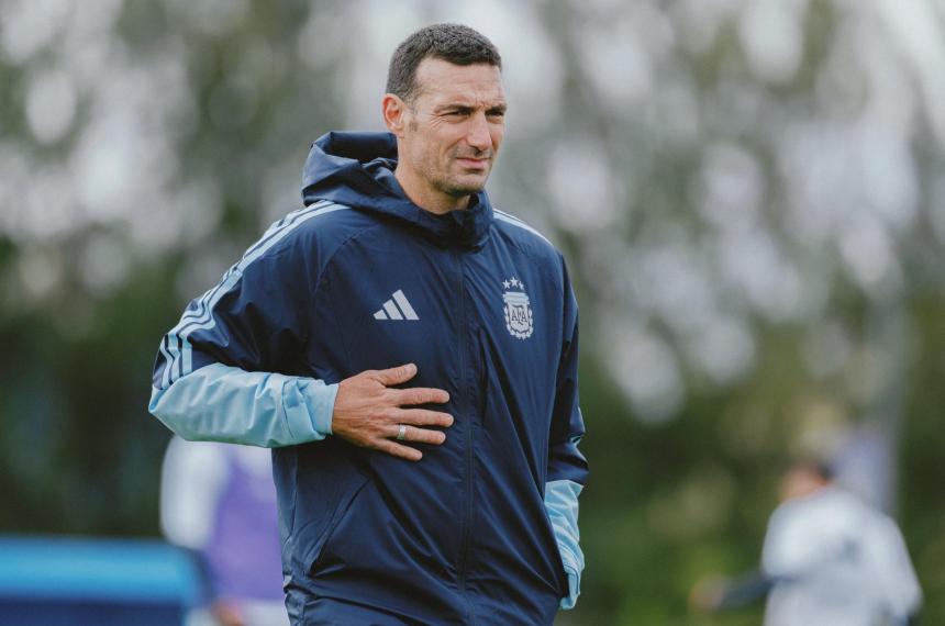 Scaloni habló en conferencia de prensa