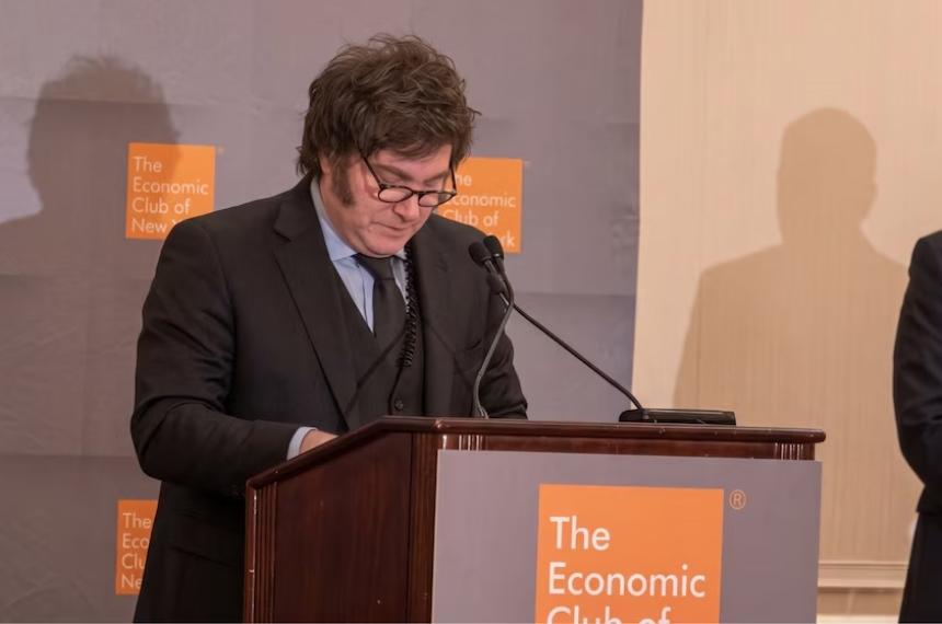 Javier Milei expuso enThe Economic Club (New York Estados Unidos)