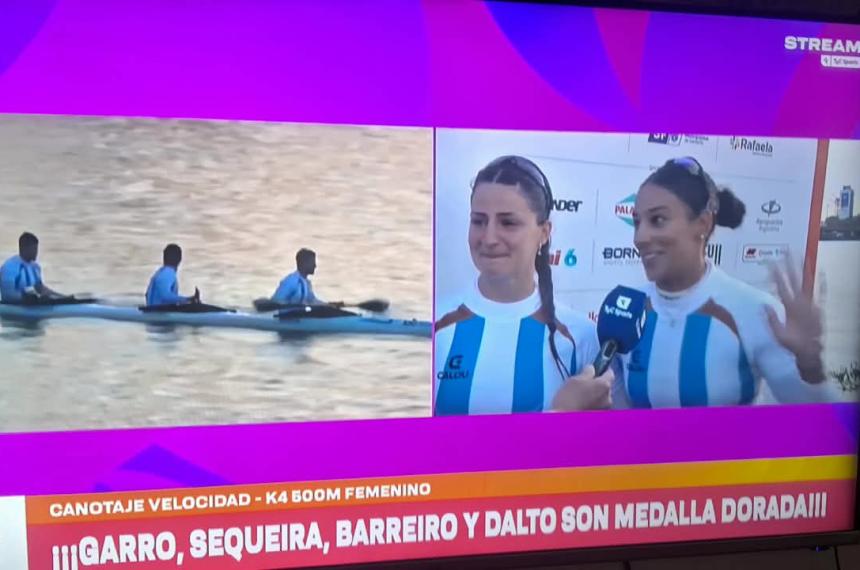 Paulina fue parte del oro en el K4 500