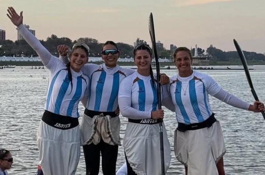 Paulina fue parte del oro en el K4 500