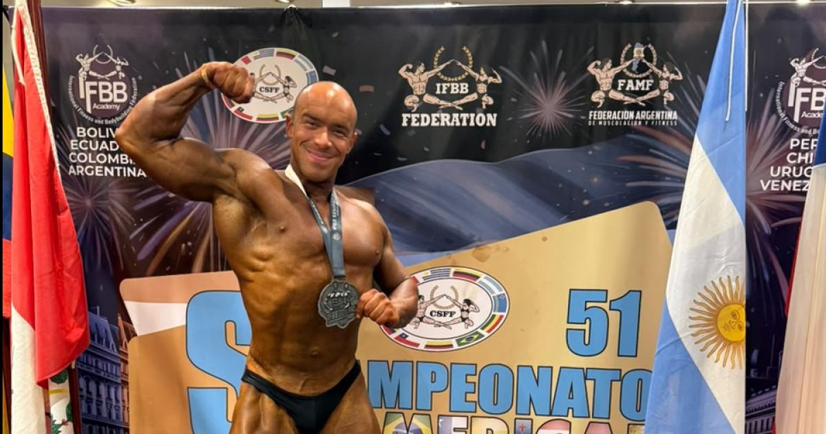 Fue cuarto en el Sudamericano