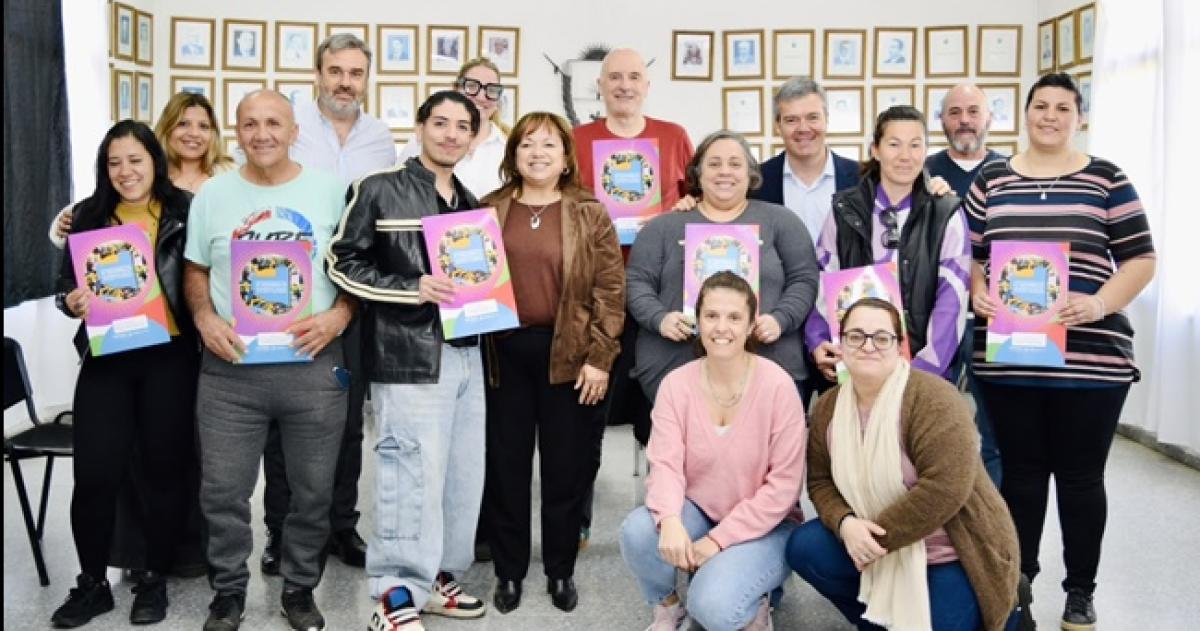Funcionarios provinciales participaron de la actividad en Trenel
