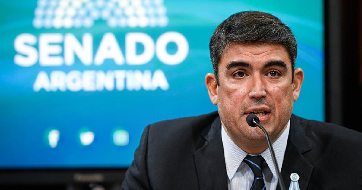 El senador nacional Daniel Bensus�n