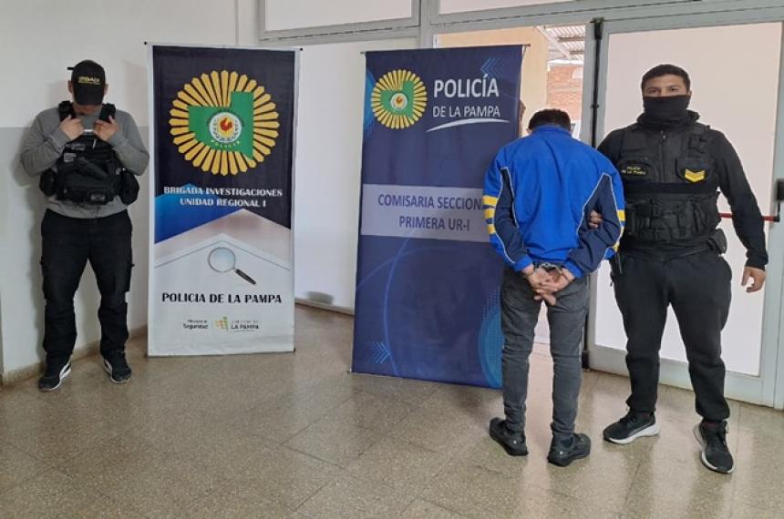 El sospechoso fue capturado cuando quiso escapar