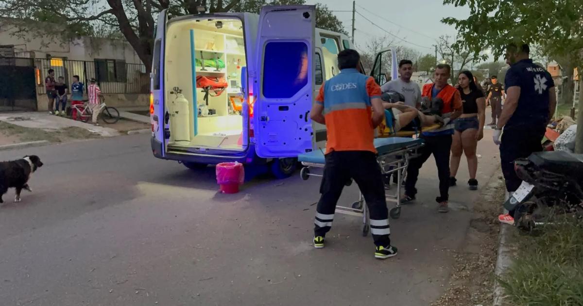 La joven fue atendida por el SEM y luego hospitalizada