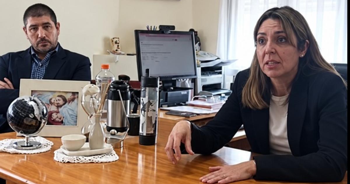 Luis Peralta Hurtado y Eugenia Bolz�n fiscales en 25 de Mayo