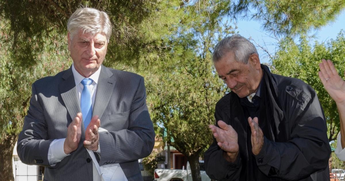 El gobernador Sergio Zilioto junto a Nelson Nicoletti