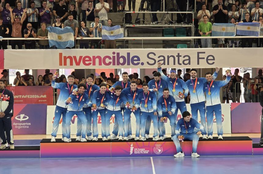 El handball empató con Chile en el final y le alcanzó para ganar la medalla de oro