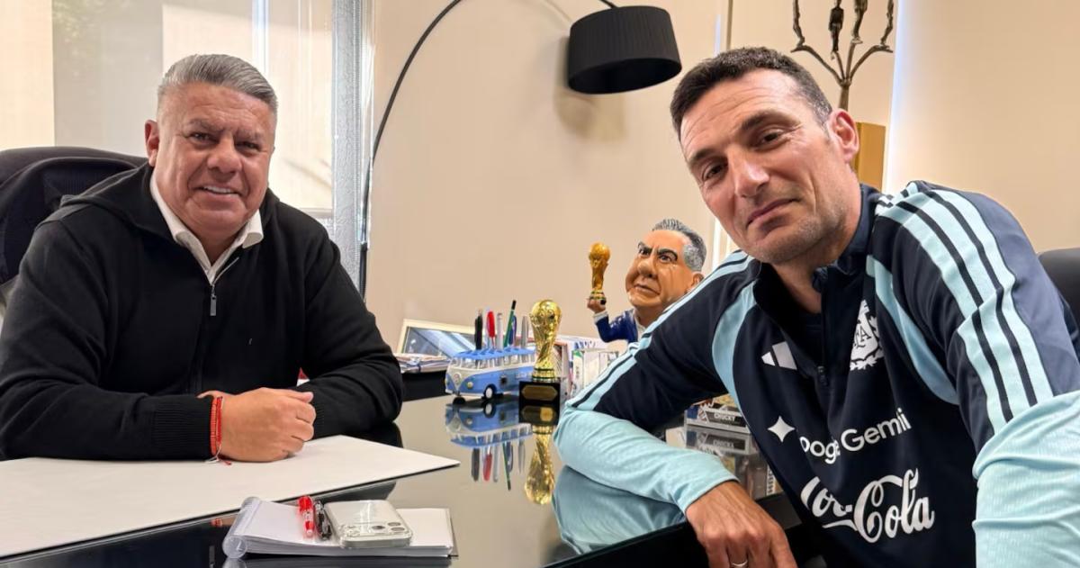 Se juntaron el presidente y el técnico �Principio de acuerdo para seguir