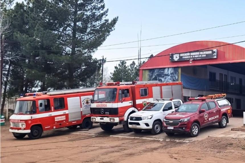 Los Bomberos Voluntarios de Acha se preparan para la temporada de incendios