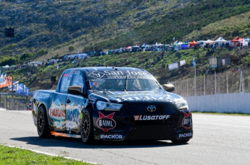 El piloto Hern�n Palazzo se quedó con la final del TC Pick Up en Balcarce
