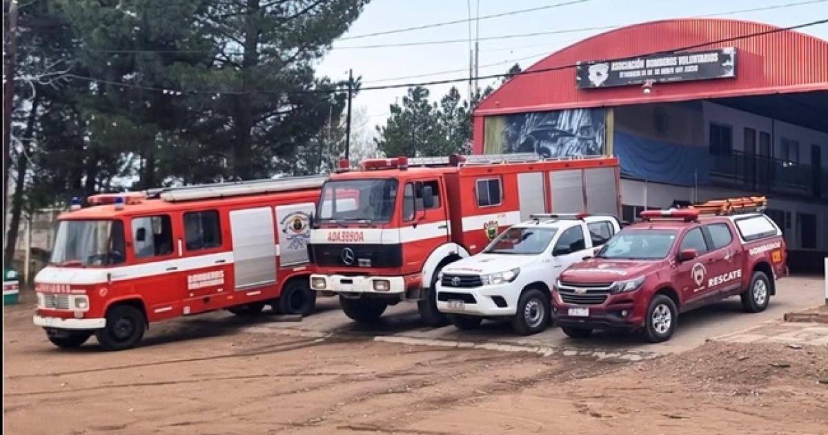 Los Bomberos Voluntarios de Acha se preparan para la temporada de incendios