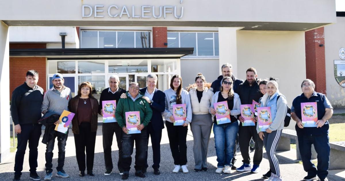 Caleuf� recibió créditos para potenciar emprendimientos locales