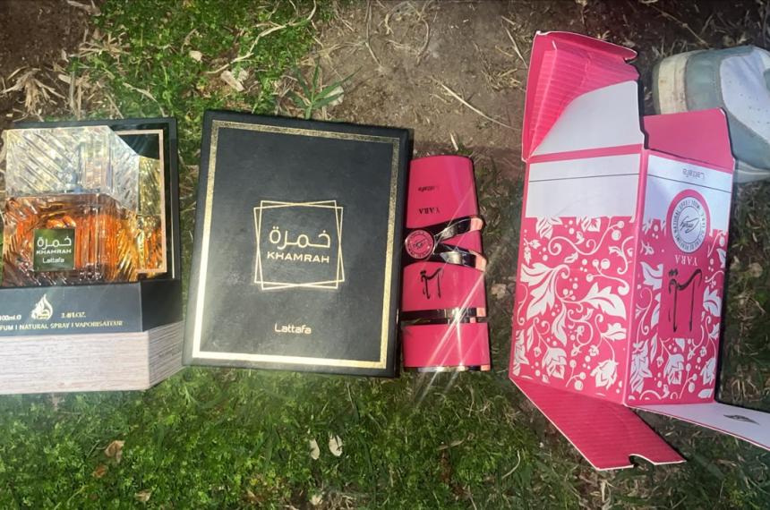  Recuperaron un bolso con perfumes y equipamiento de comunicación