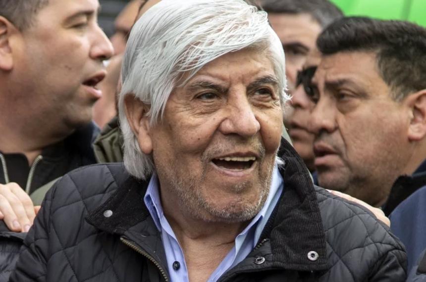 Hugo Moyano secretario general del Sindicato de Camioneros