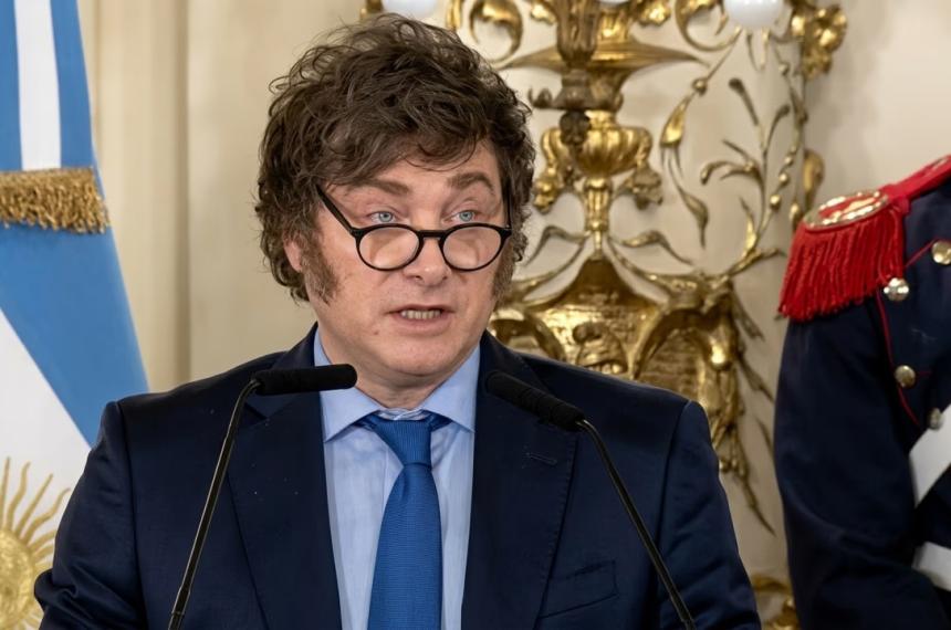 El presidente Javier Milei