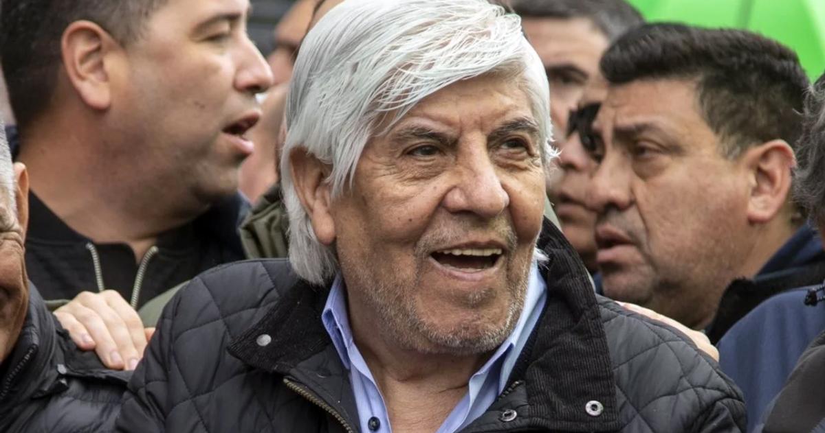 Hugo Moyano secretario general del Sindicato de Camioneros