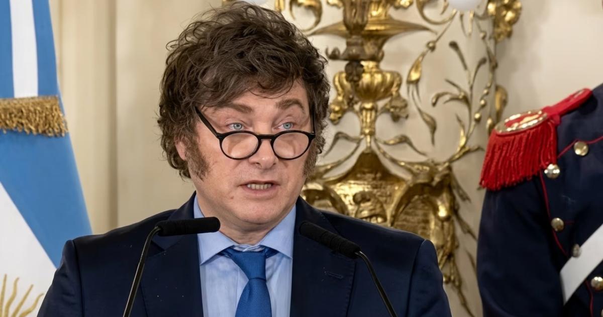 El presidente Javier Milei
