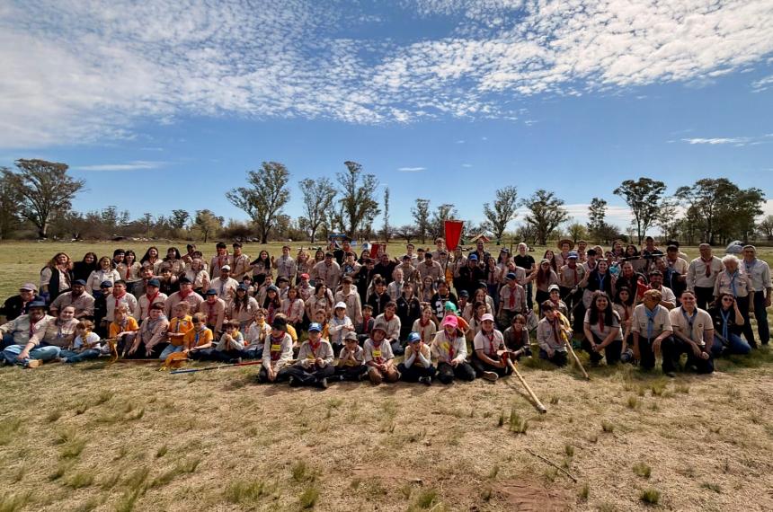 El campamento scout se hizo por primera vez en Santa Rosa