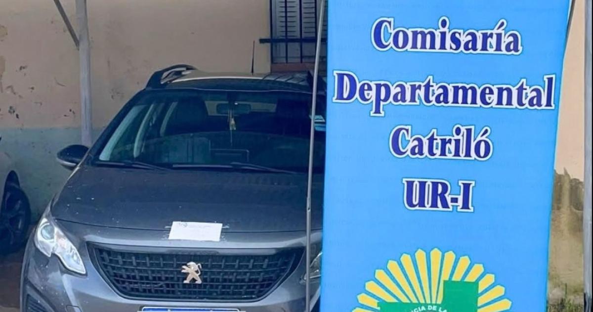 El detenido se movilizaba en un Peugeot 2008