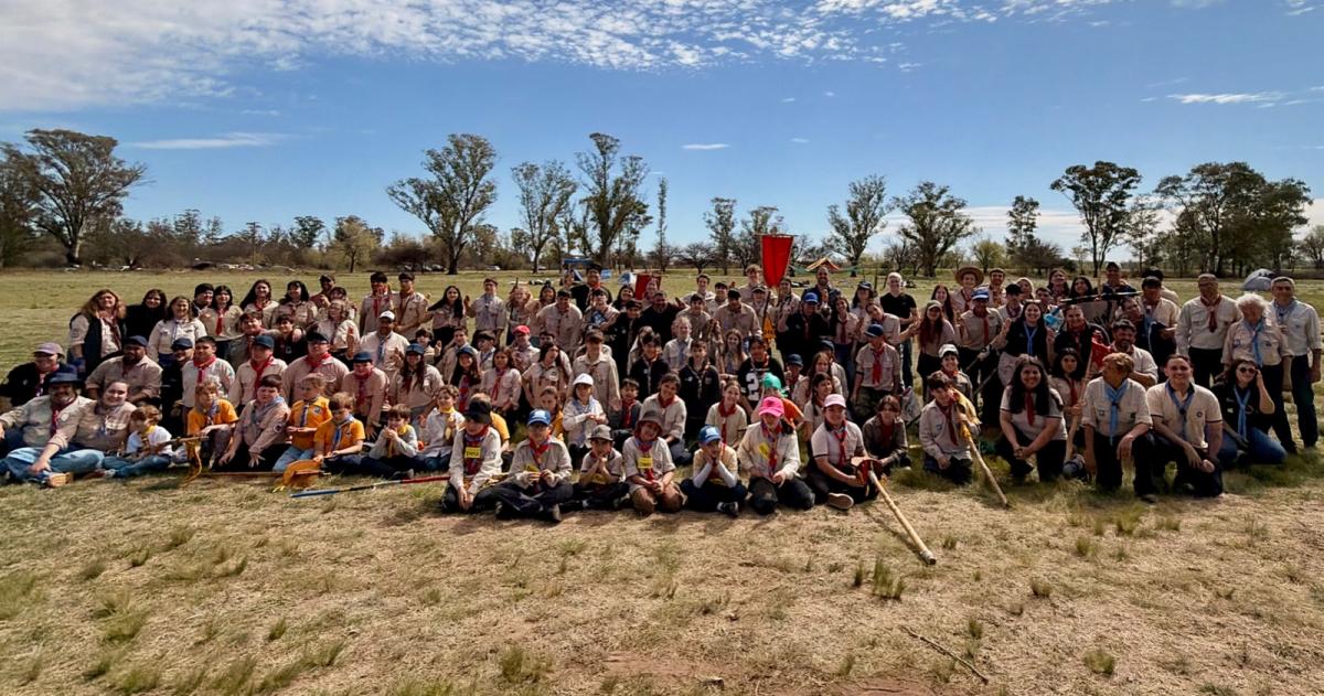 El campamento scout se hizo por primera vez en Santa Rosa