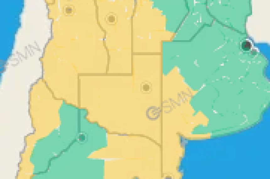 El Alerta Amarillo del SMN abarca a toda la provincia