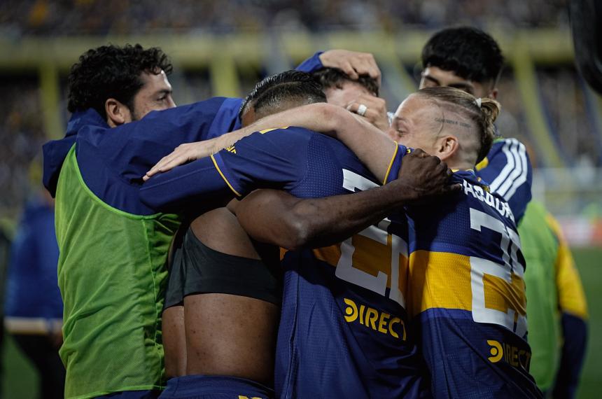 Boca viene de festejar ante Racing en la Copa Argentina